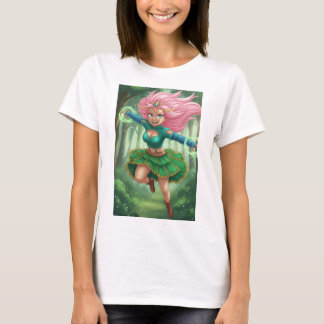 T-shirt Enchanted Forest Sprint – Anime Fantasy Character 