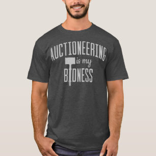T-shirt Enchère Cadeau Drôle Enchère Est Mon Pun
