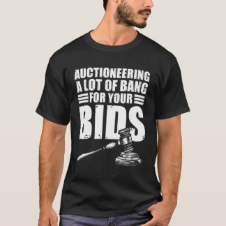 T-shirt Enchères Pun Enchères Valeurs Enchères