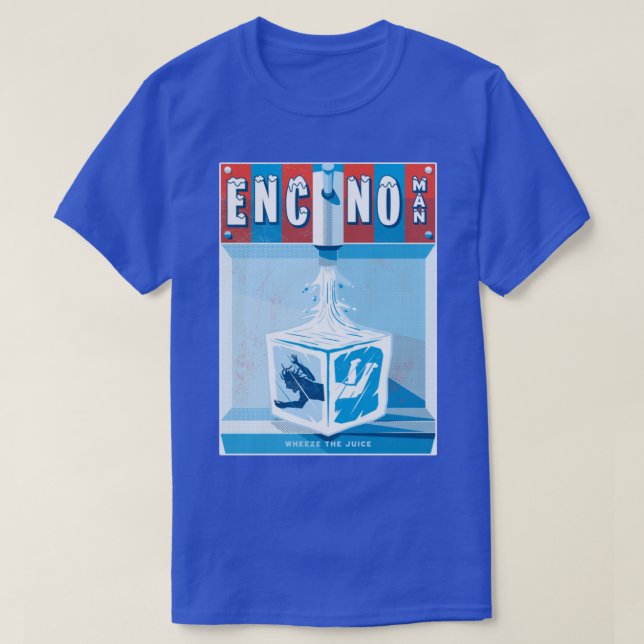 T-shirt Encino Graphic Man Wheeze The Juice (Design devant)