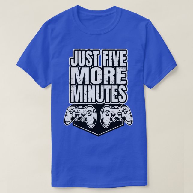 T-shirt Encore 5 minutes Gamer (Design devant)
