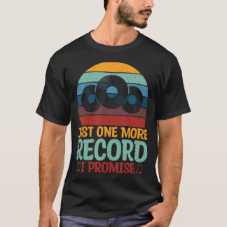 T-shirt Encore un disque de plus, je promets Vinyles
