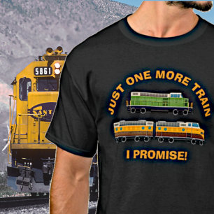 T-shirt Encore Un Train, Je Promets ! Locomotives diesel