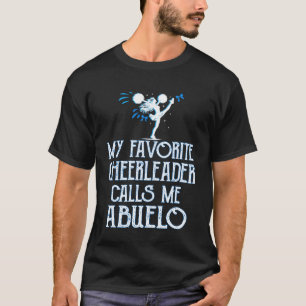 T-shirt Encourage ma pom-pom girl préférée m'appelle tante