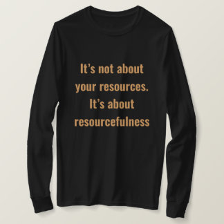 T-shirt Encouragement mots avec un texte simple sur les fe