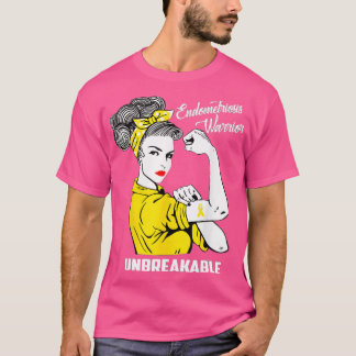 T-shirt Endometriose Guerrier bras incassable Femme forte