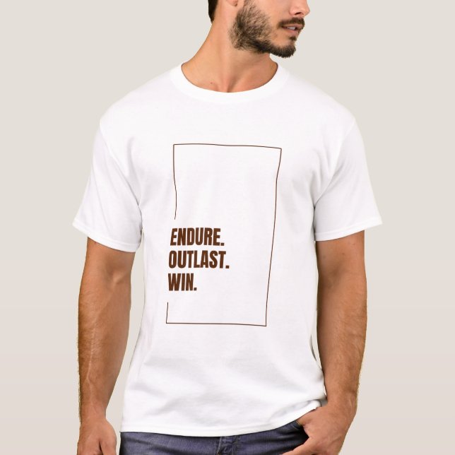 T-SHIRT ENDURE OUTLAST WIN (Devant)