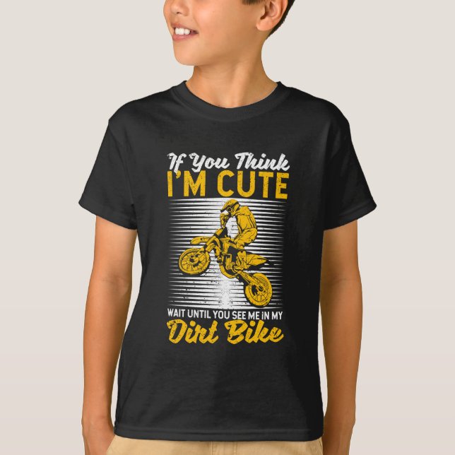 T-shirt Enduro Supercross Riding Supermoto Dirt Vélo Moto (Devant)