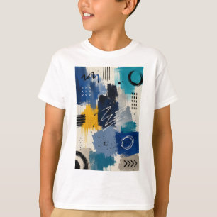 T-Shirt Énergie Bleu Gras