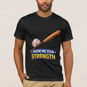 T-shirt Énergie de Joueur de Baseball – Vibrations de Jour