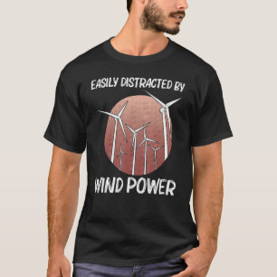 T-shirt Énergie Éolienne cool Pour Hommes Femme Turbine Éo