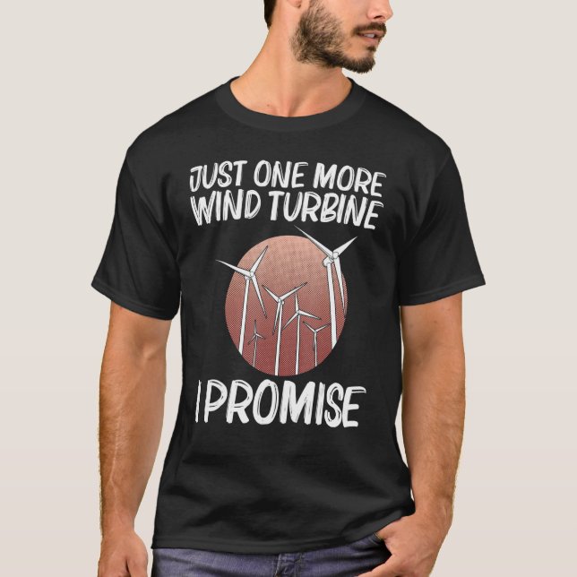 T-shirt Énergie Éolienne cool Pour Hommes Femme Turbine Éo (Devant)