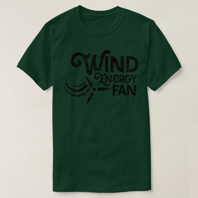 T-shirt Énergie éolienne éolienne énergie renouvelable 16 (Design devant)