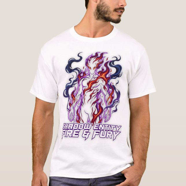 T-Shirt Énergie Ombre Néon (Devant)