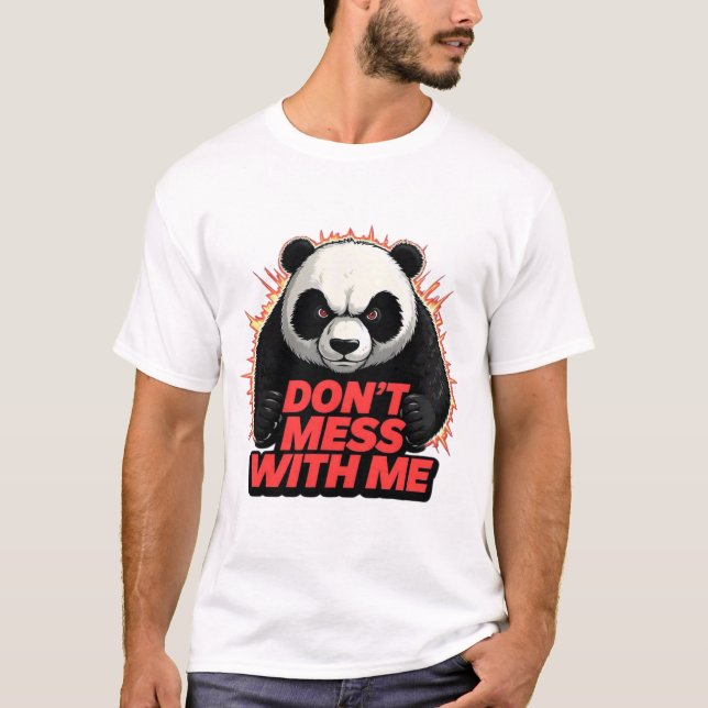 T-shirt Énergie Panda en colère (Devant)