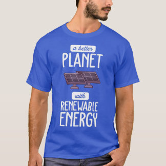 T-shirt Énergie renouvelable I transition énergétique élec