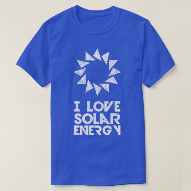 T-shirt Énergie solaire énergie solaire solaire 17 (Design devant)