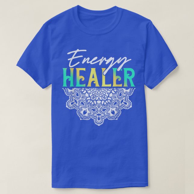 T-shirt Energy Healer Reiki Master Yoga Spiritual Chakra J (Design devant)