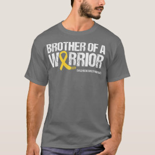 T-shirt Enfance Cancer Sensibilisation Frère D'Un Guerrier