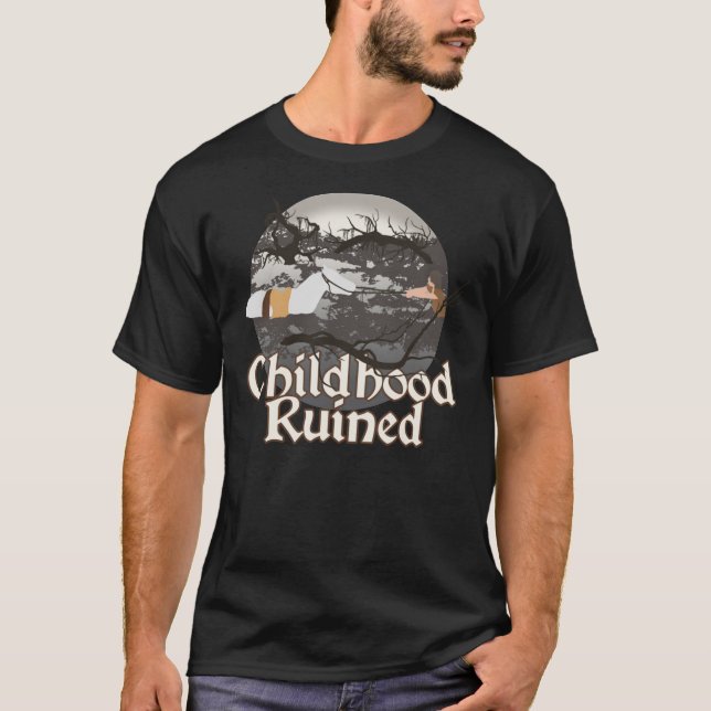 T-shirt Enfance ruinée - Le marais de tristesse classique  (Devant)