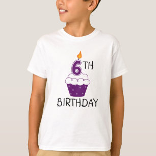 T-shirt enfant 6e anniversaire