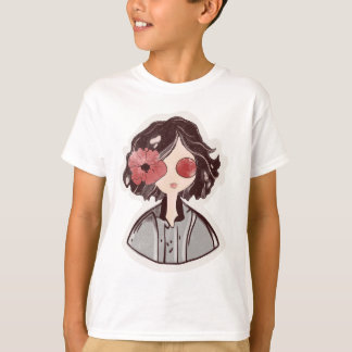 T-shirt enfant à fleurs mystique