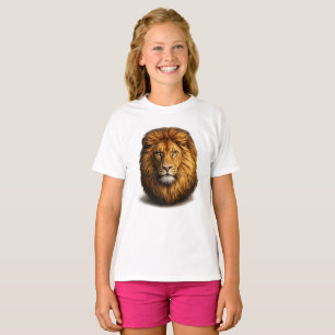 T-shirt enfant à manches courtes avec visage de li