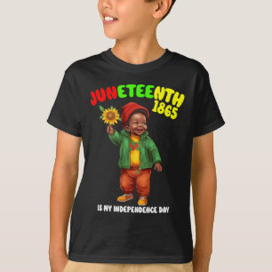 T-shirt Enfant Africain Garçon Et Fille Est Mon Jour De L'