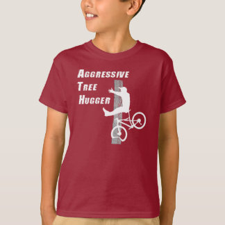 T-shirt Enfant agressif de Hugger d'arbre