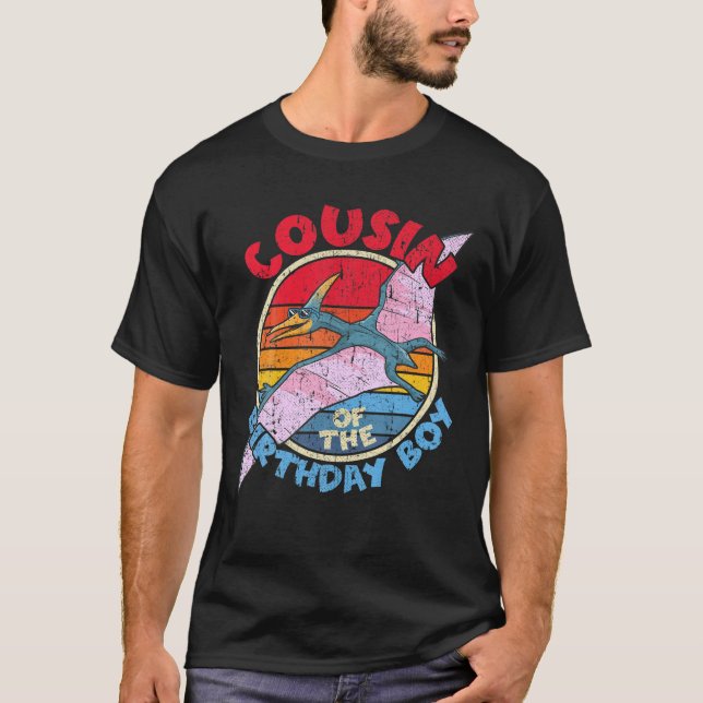 T-shirt Enfant Anniversaire I Cousin I Pterodactylus I Fam (Devant)