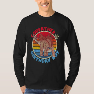 T-shirt Enfant Anniversaire I Parrain I Stegosaurus I Fami