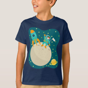 T-shirt Enfant astronaute à la fête d'anniversaire de la