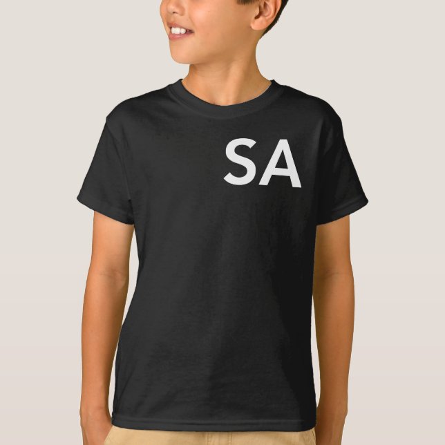 T-shirt Enfant au carré (Devant)
