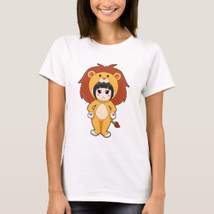 T-shirt Enfant avec costume de lion