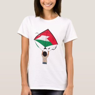 T-shirt Enfant avec Palestine Kite - Liberté et espoir