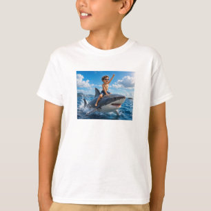 T-Shirt Enfant Aventure Océanique Cavalier de Requ