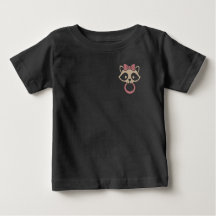 T-shirt enfant bandit de Bean-Town rose