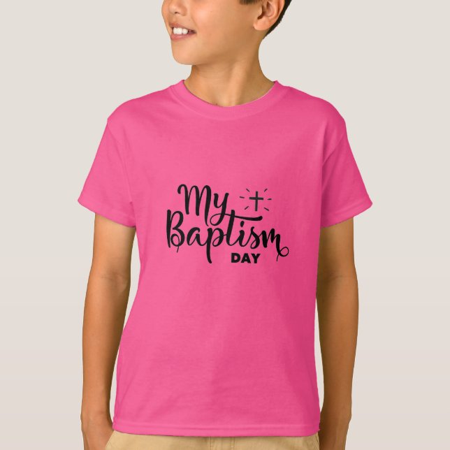 T-shirt enfant Baptême (Devant)