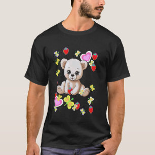 T-shirt Enfant Bébé Ours en Peluche Rétro Années 80 Été Fr