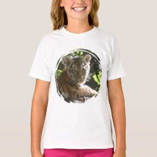 T-shirt enfant bébé tigre mignonne