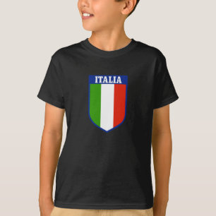 T-Shirt Enfant Blason Drapeau Italien