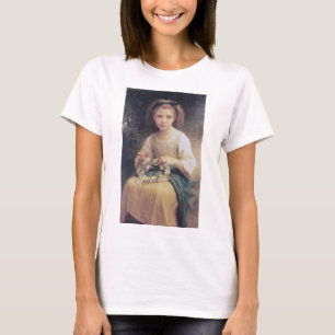 T-shirt Enfant Braiing a Crown, Bouguereau