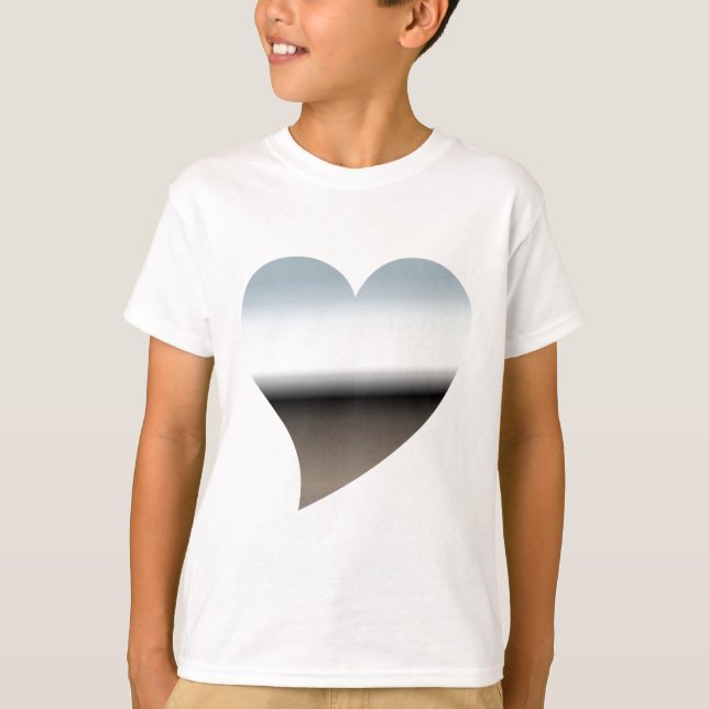 T-shirt enfant Chrome Coeur moderne (Devant)