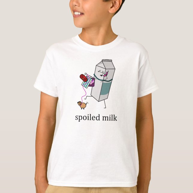 T-shirt Enfant corrompu de lait (Devant)