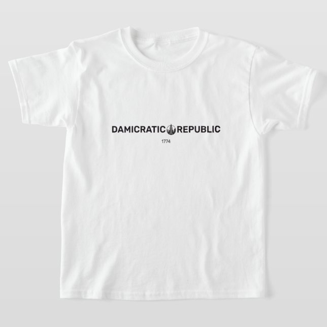 T-shirt enfant damicratique (Poser)