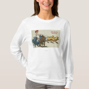 T-shirt Enfant dans la toge sur le char tiré par des