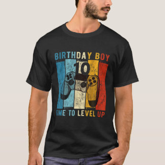 T-shirt Enfant De 10 Ans Garçon 10 Fois Jusqu'Au Niveau 10