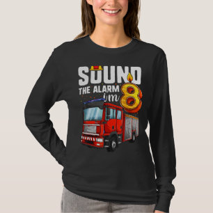T-shirt Enfant de 8 ans Camion d'anniversaire Garçon Pompi
