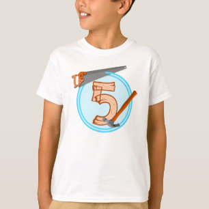 T-shirt Enfant de cinq ans Jouets d'anniversaire