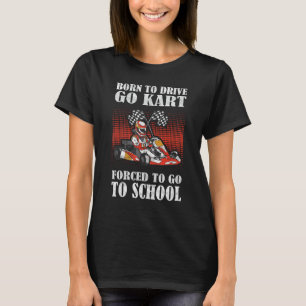 T-shirt Enfant de karting en couleurs vintage  Course de k